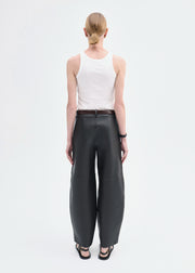 Sporty Tank in Cotton Jersey - Ivory - CO Collections